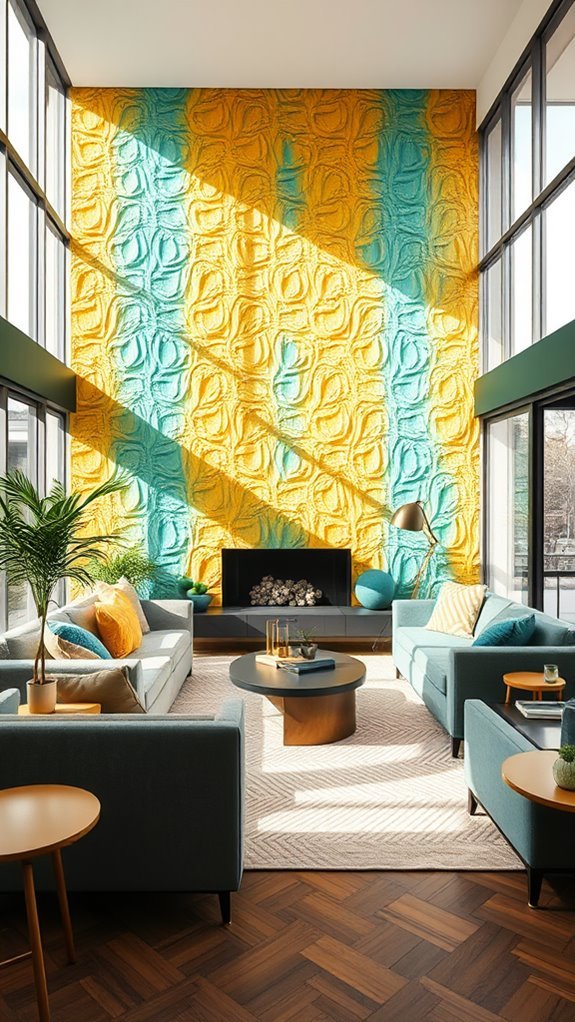 textured wall highlighting techniques