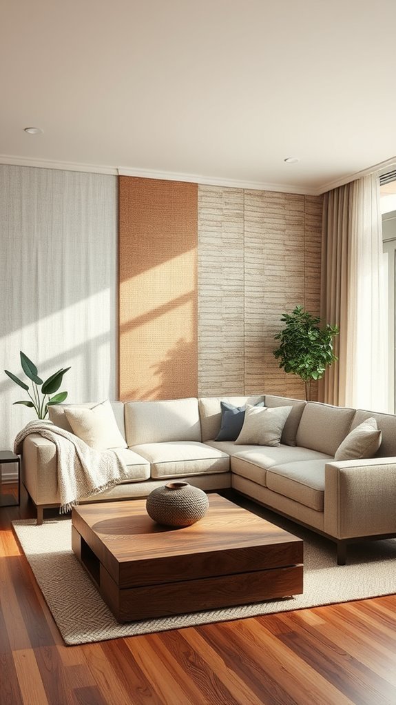 textured wall treatments enhance ambiance