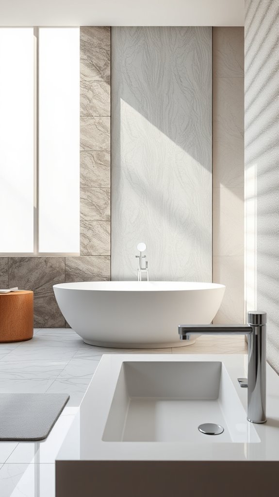 textured wall treatments enhance design