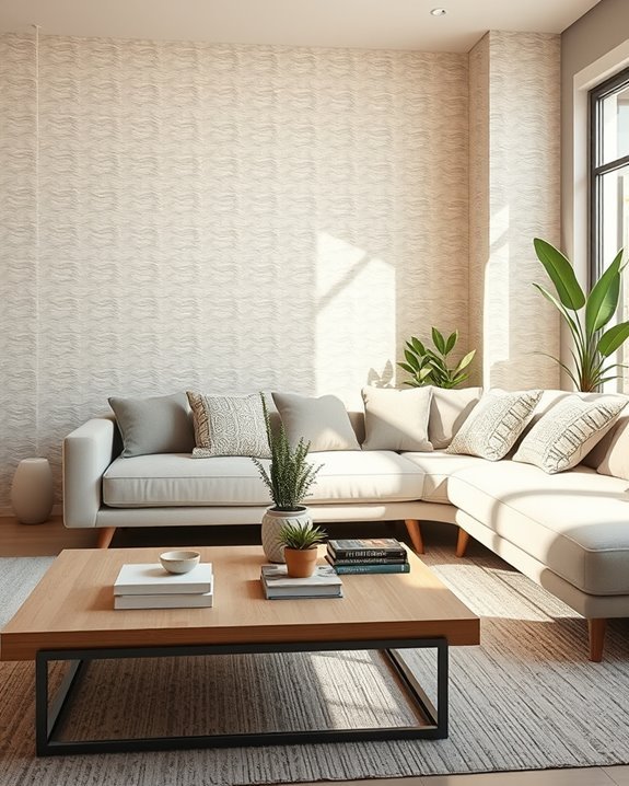textured wallpaper for acoustics