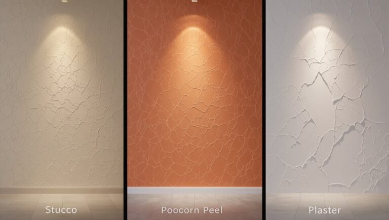 textured walls and posters