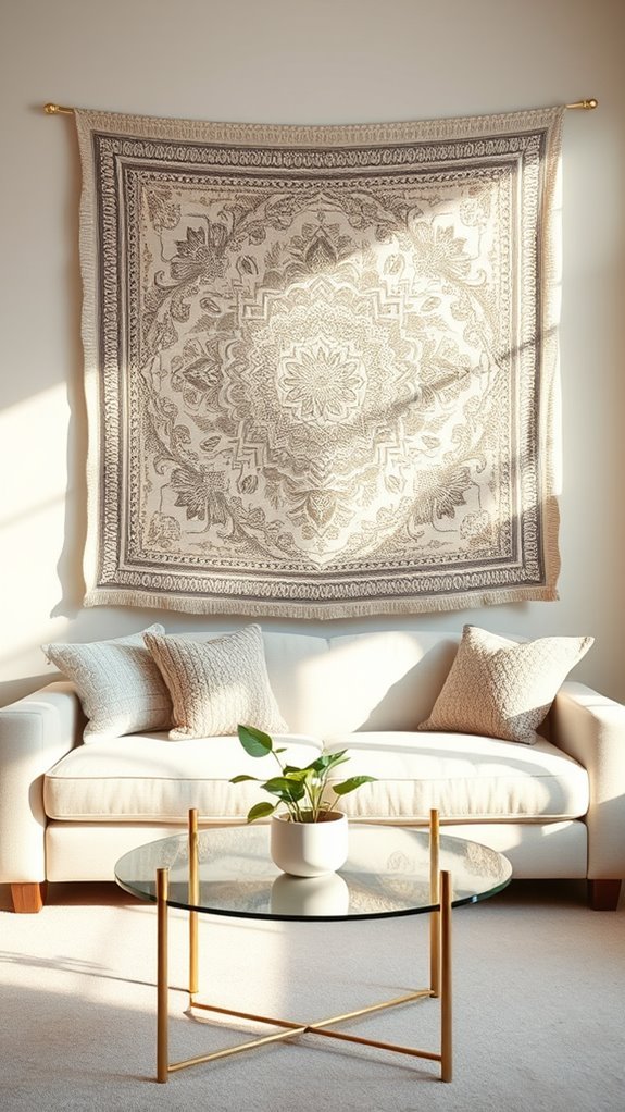 textured warm wall decor