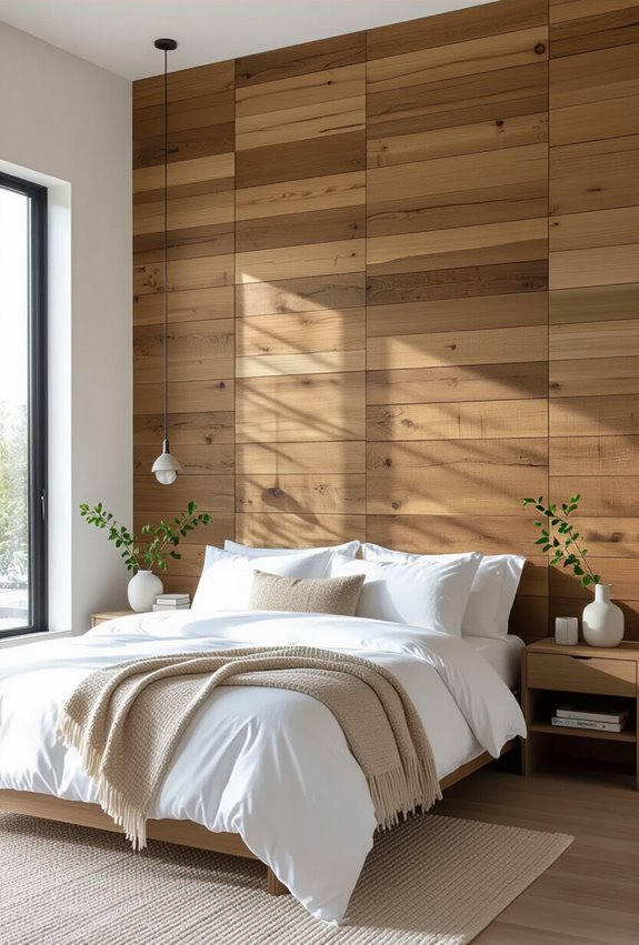 textured wood slats depth
