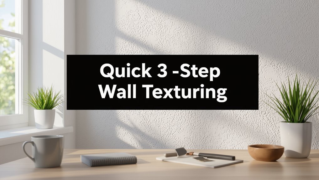 texturing walls step by step