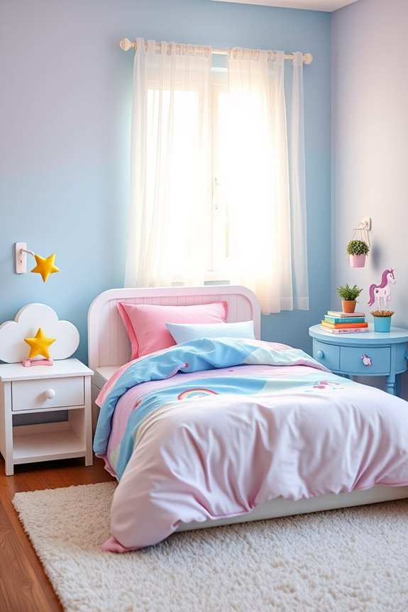 themed bedside table storage