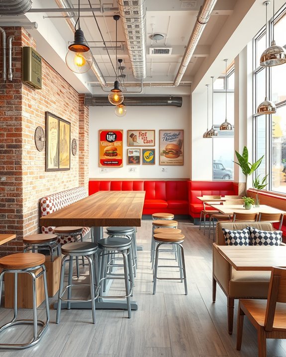 themed decor enhances dining experience