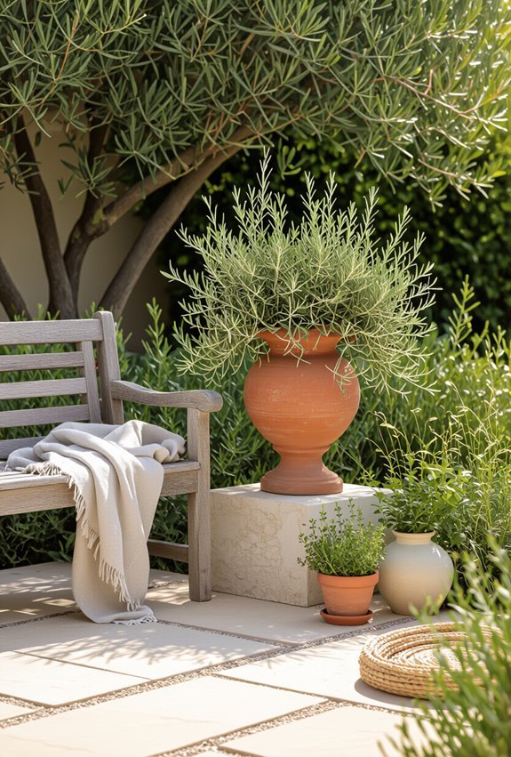 themed garden corners with character