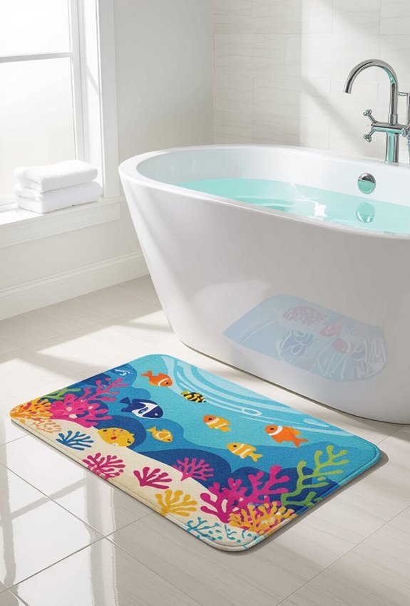themed interactive bath play mats