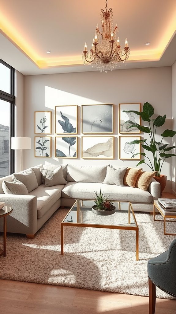 themed living room transformation