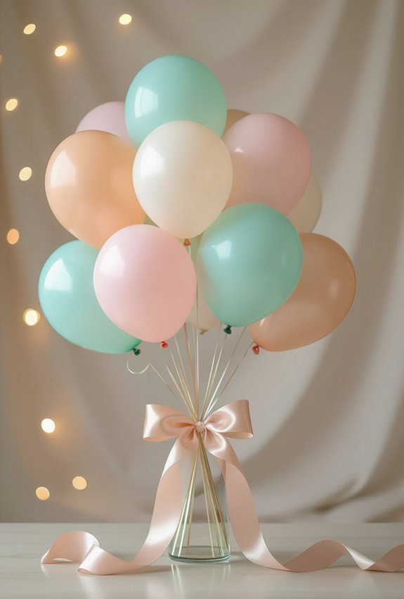 themed pastel and team balloons