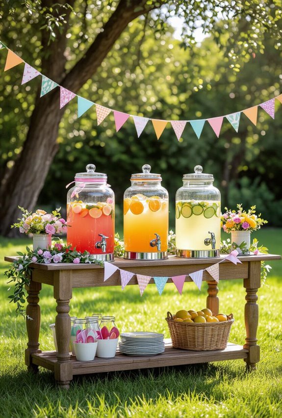 themed self serve drink dispensers