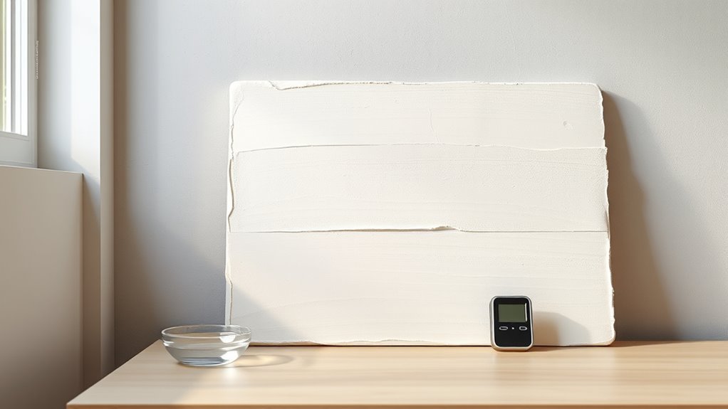 thicker plaster longer drying