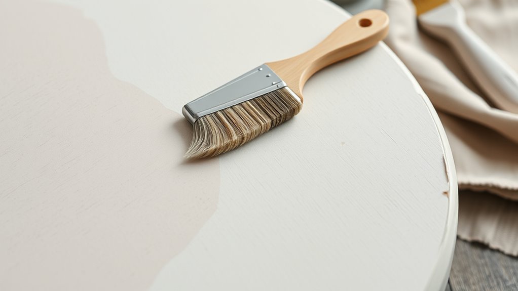 thin coats smooth application