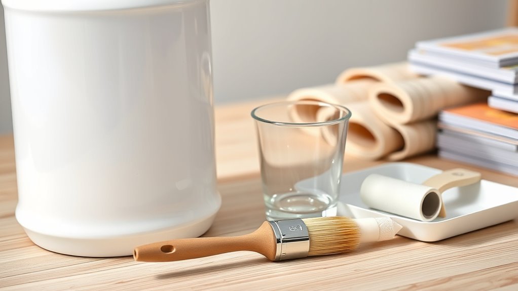 thin latex paint safely