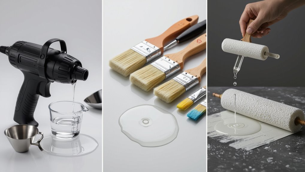 thinner selection for application