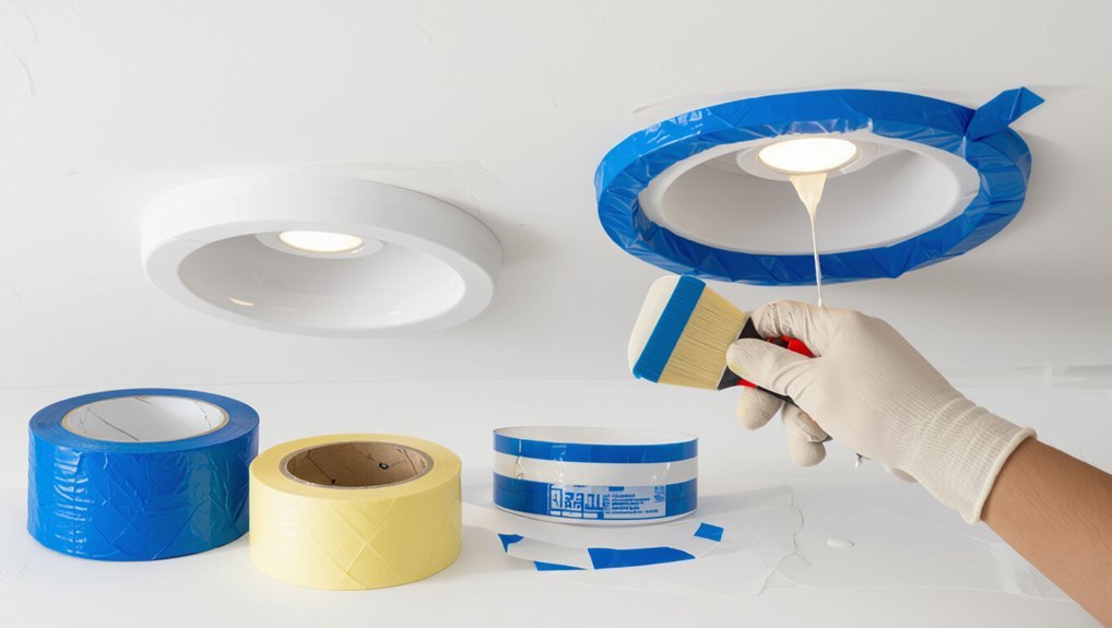 thorough masking prevents damage