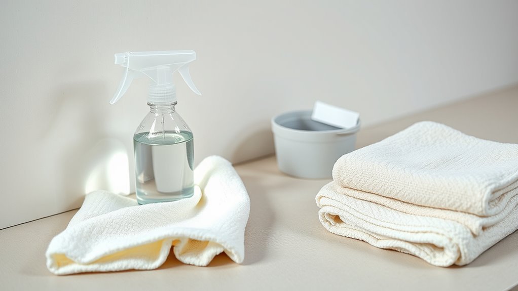 thoroughly clean walls before painting