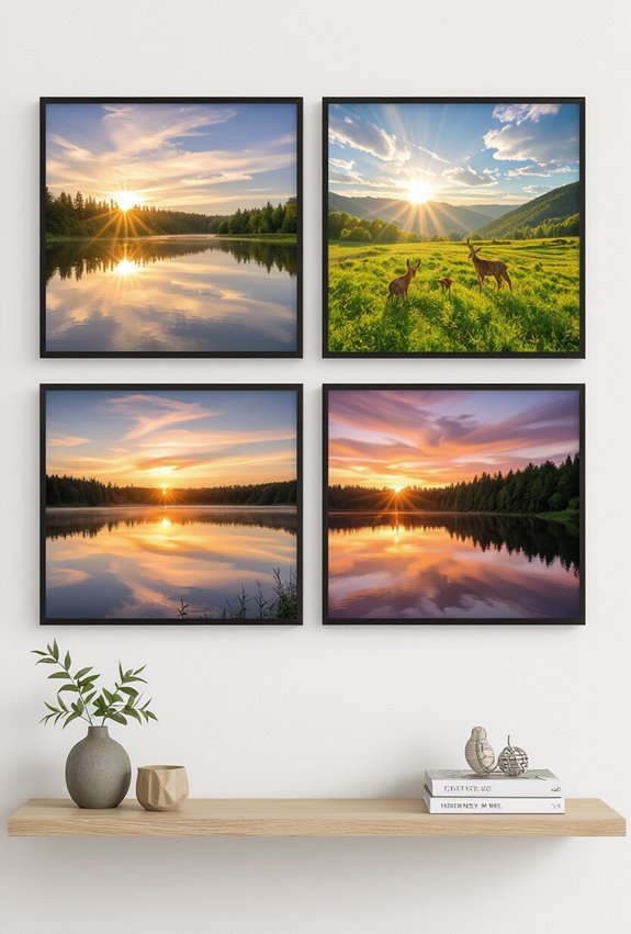 three frame narrative photo sequence