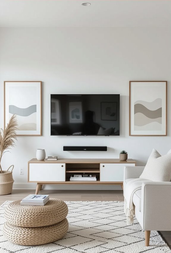 three frame surround for display
