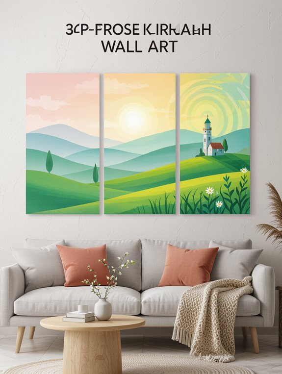 three piece art storytelling