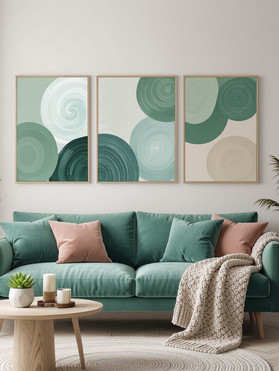 three piece personalized wall art