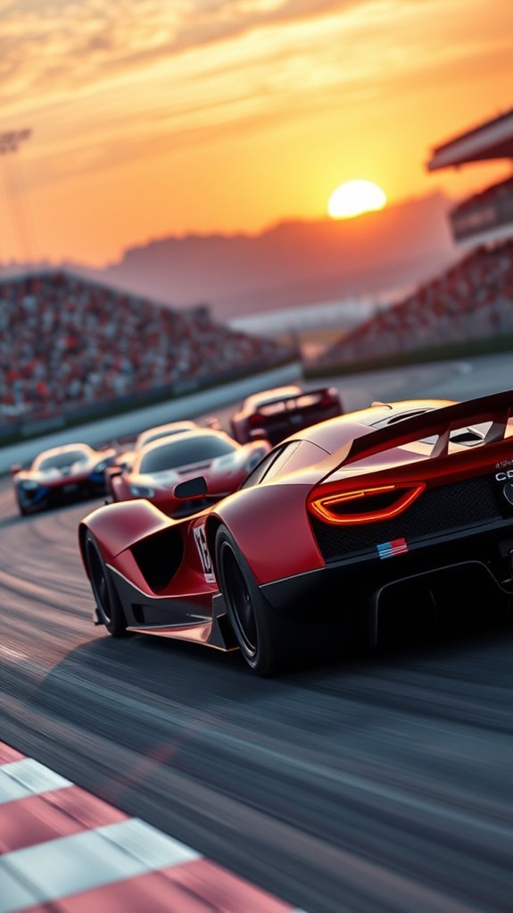 thrill of racing art