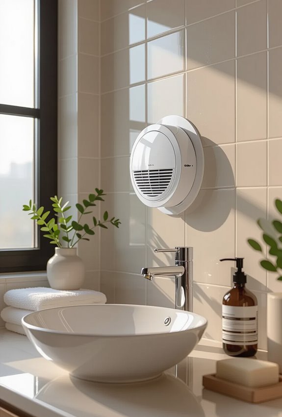 through wall bathroom exhaust fan