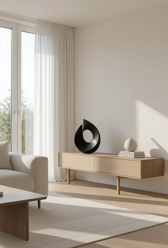 tiered kinetic sculptural accents