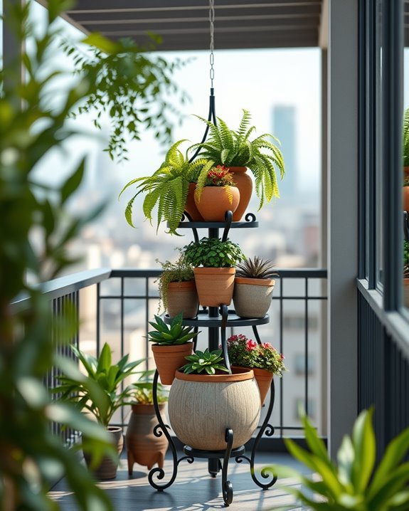 tiered plant stands aesthetics
