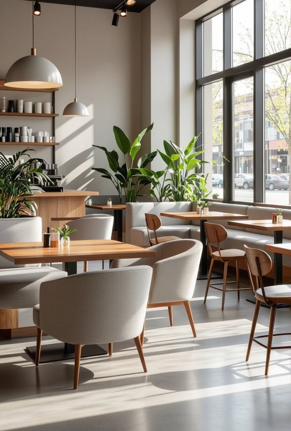 tiered seating for varied interaction