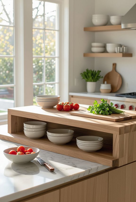 tiered zoned cooking stations