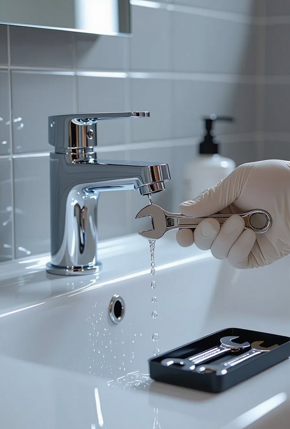 tighten loose faucet handles
