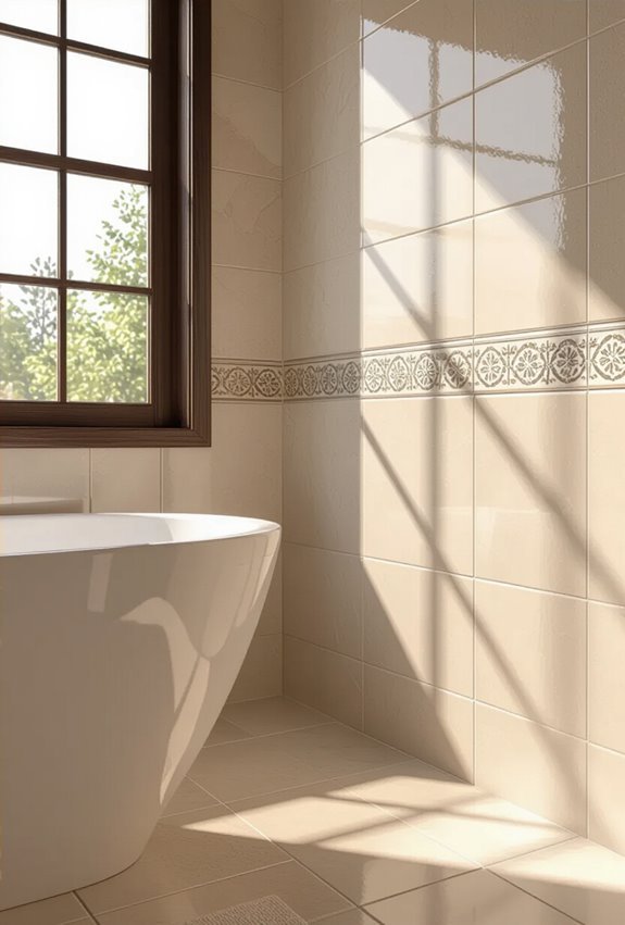 tiles frame zones with contrast