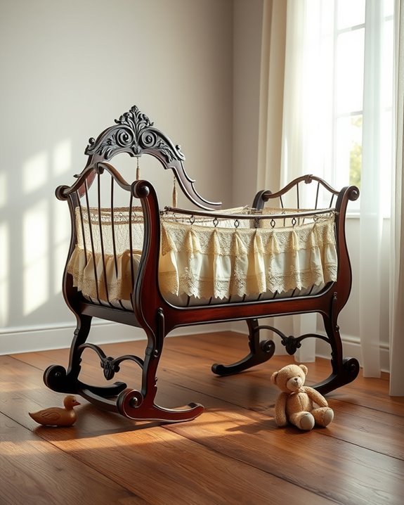 timeless antique baby cradles