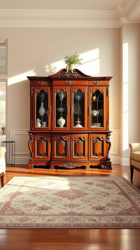 timeless antique cupboard appeal