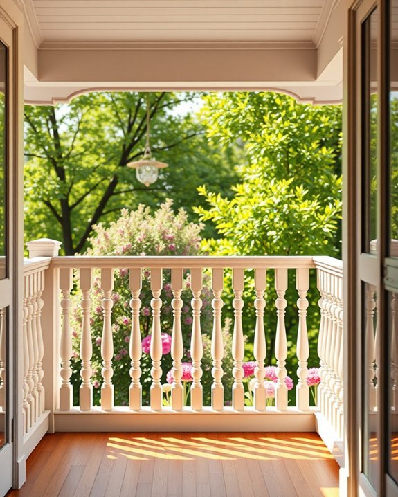 timeless charm balcony railings