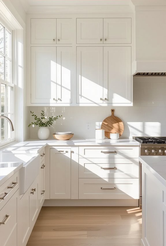 timeless clean recessed panel cabinets