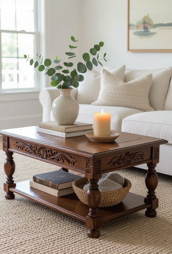 timeless cozy antique coffee styling