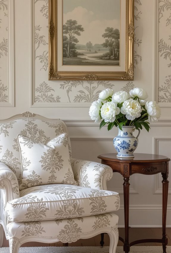 timeless damask and toile