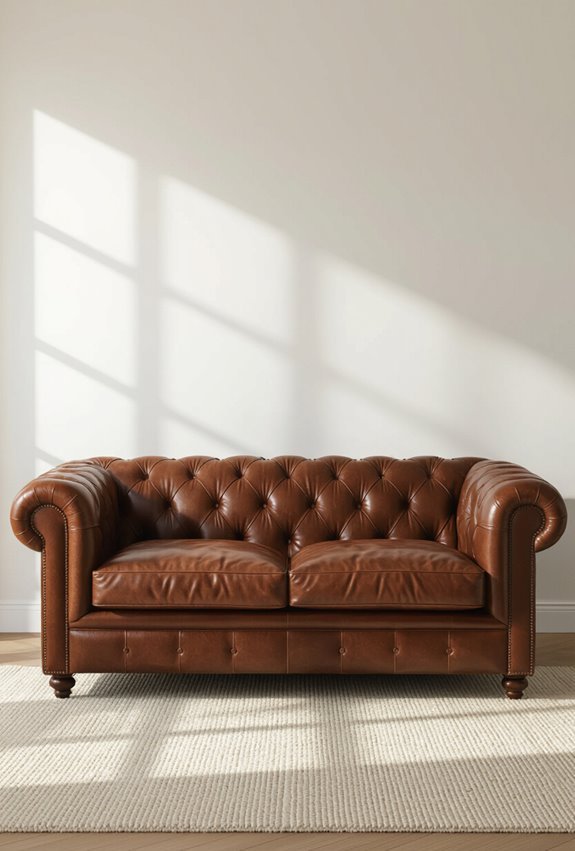 timeless durable tufted leather