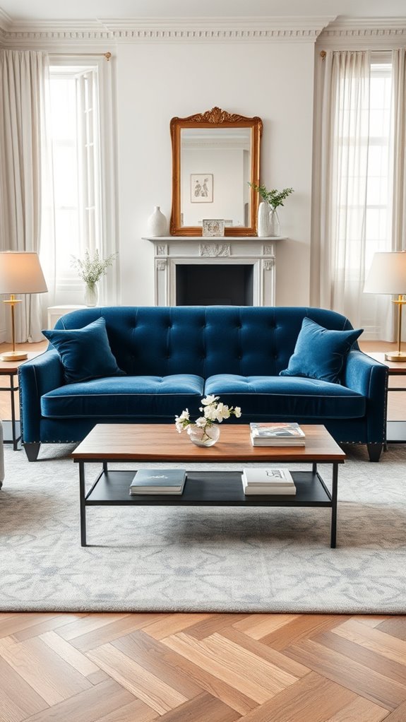 timeless elegance with blue