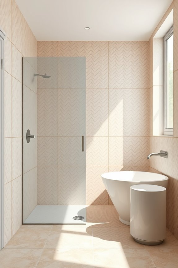 timeless herringbone tile elegance