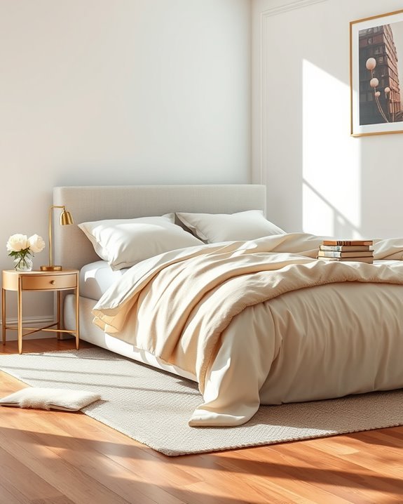 timeless minimalist bedside decor