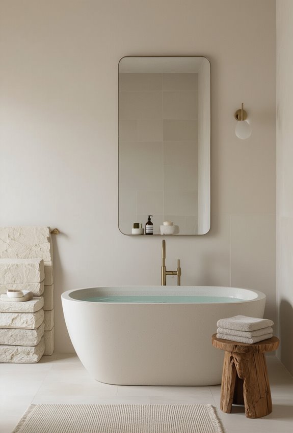 timeless minimalist fixtures and materials