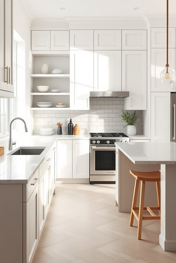 timeless modern kitchen elegance