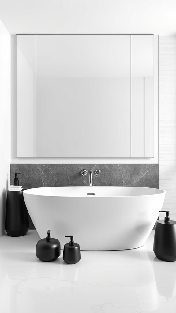 timeless monochrome bathroom design