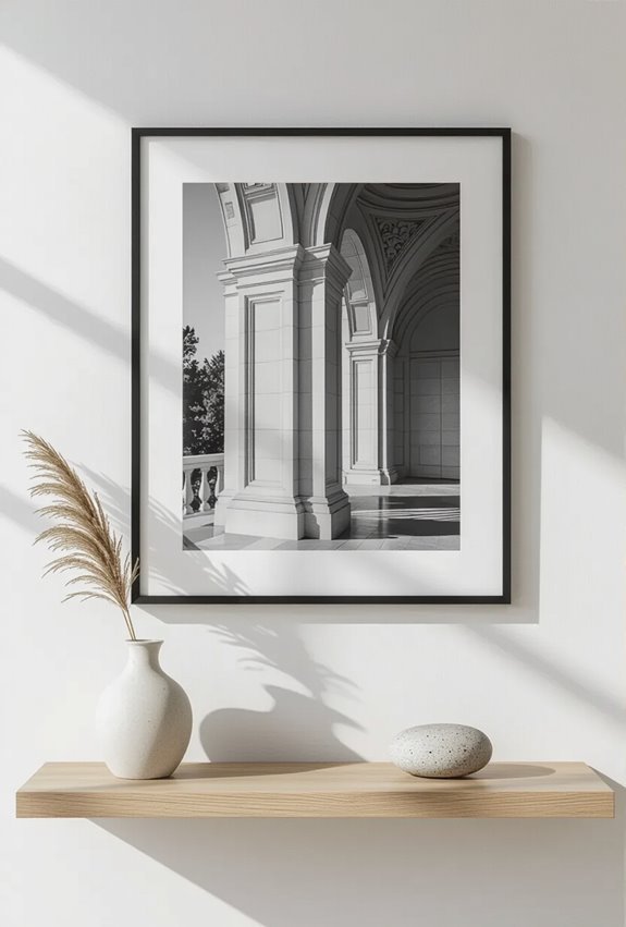 timeless monochrome elegance with depth