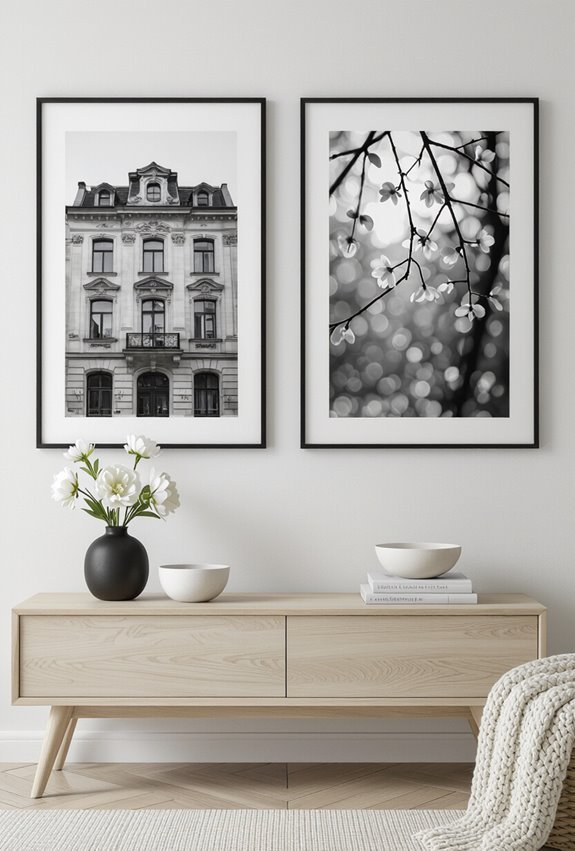 timeless monochrome photographic wallart
