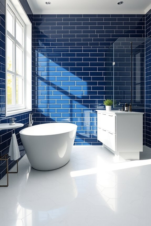 timeless navy blue elegance