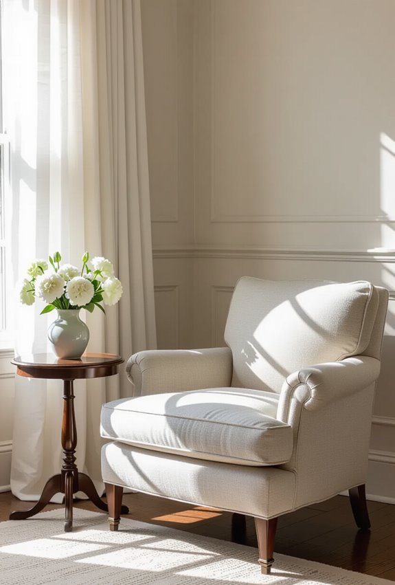 timeless neutrals with jeweltones
